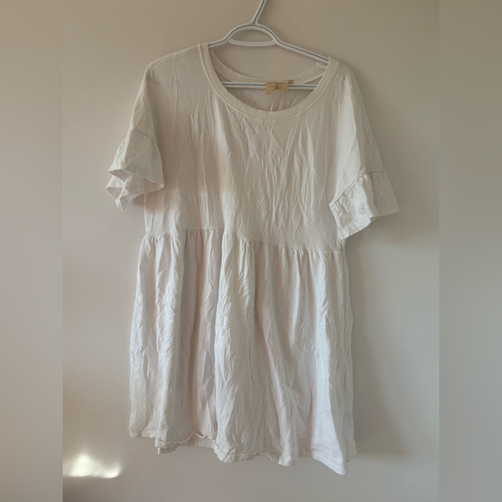 Jillian Harris x Jardines Domaine Road Trip Babydoll Dress in White Size XS - Picture 6 of 8
